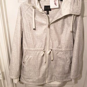 Jessica Simpson Cream and Grey XL Jacket